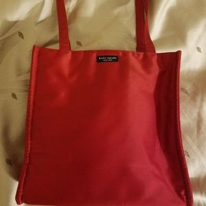 Vintage Red Nylon Kate Spade Purse